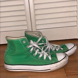 Green High Top Converse